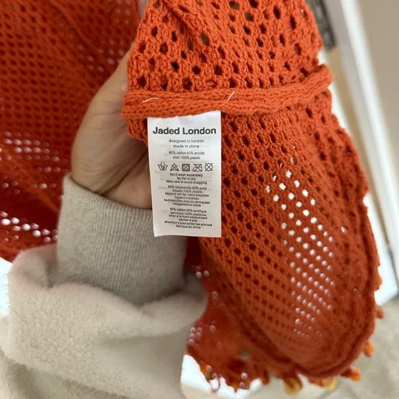 Jaded London Nadia Beaded Crochet Maxi Dress - Picture 13 of 14